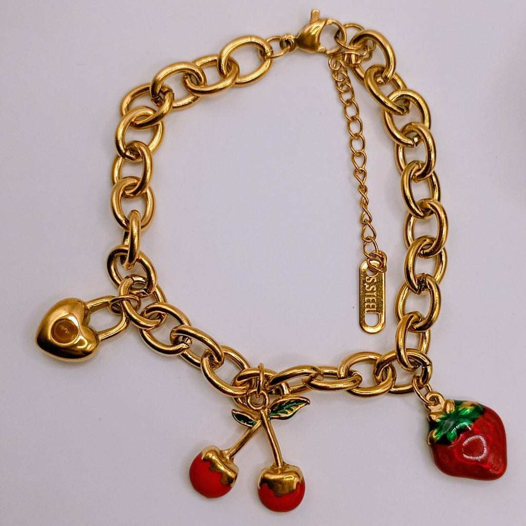 Bracelet Charms cerise 🍒