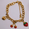 Bracelet Charms cerise 🍒