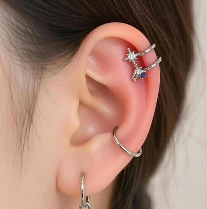 Faux piercing hélix