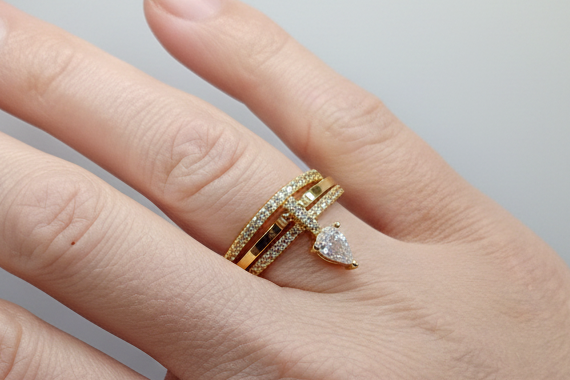 Bague empilable Infini