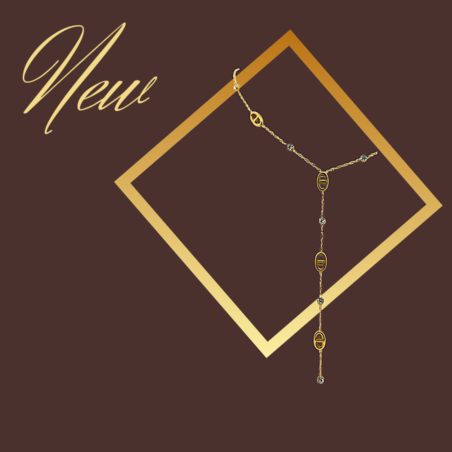Collier grain de café