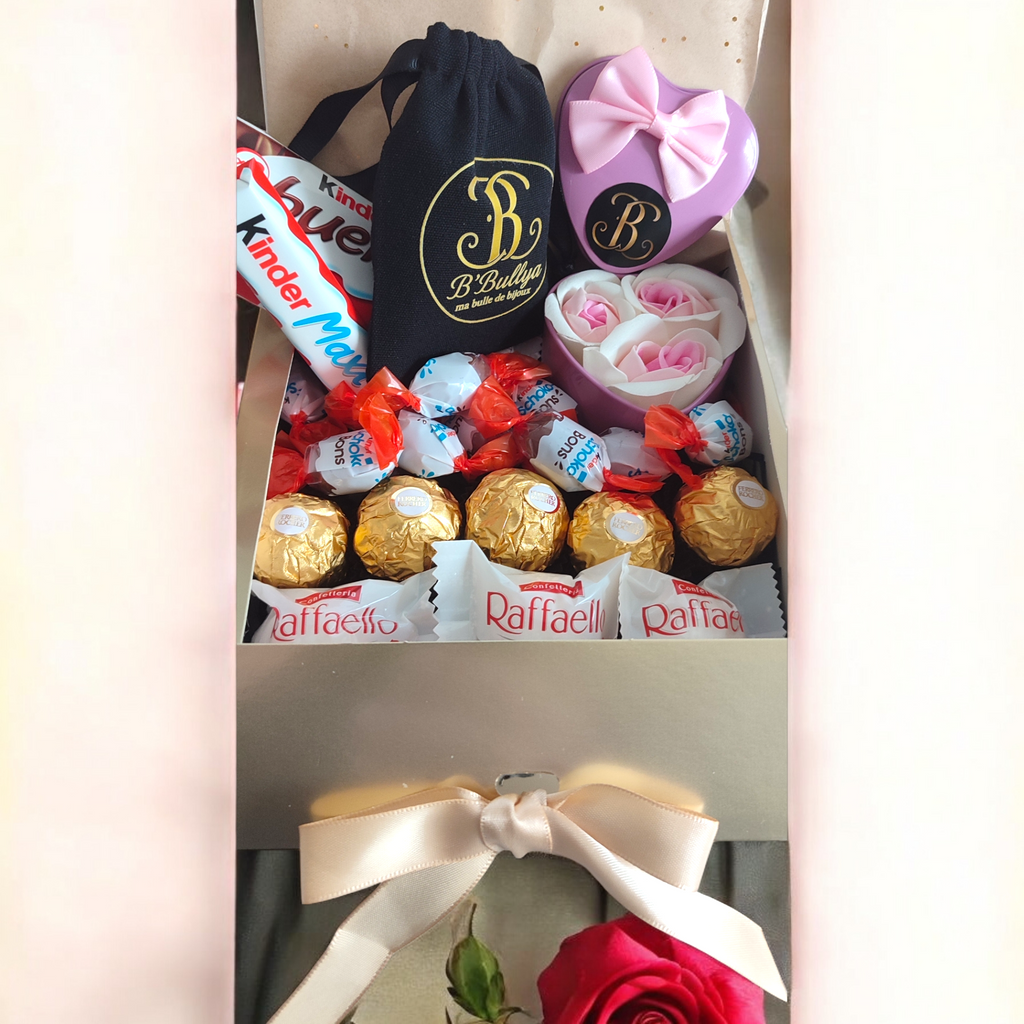 Coffret fleurs de savon 🩵🩷❤️