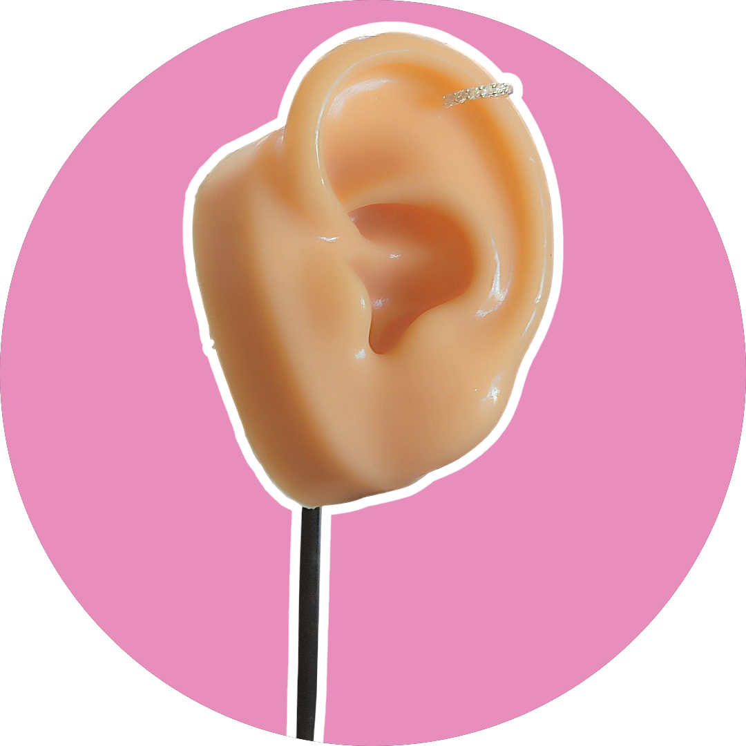 Faux piercing hélix