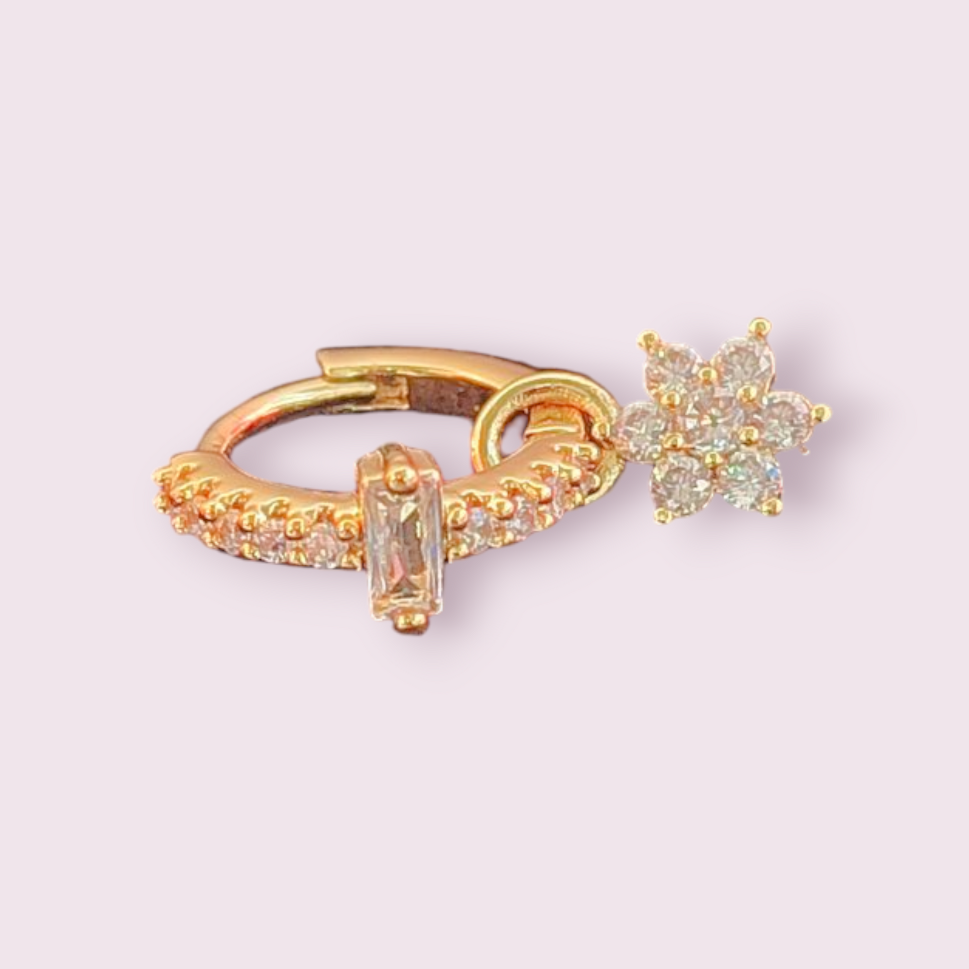 Anneau hélix + charms