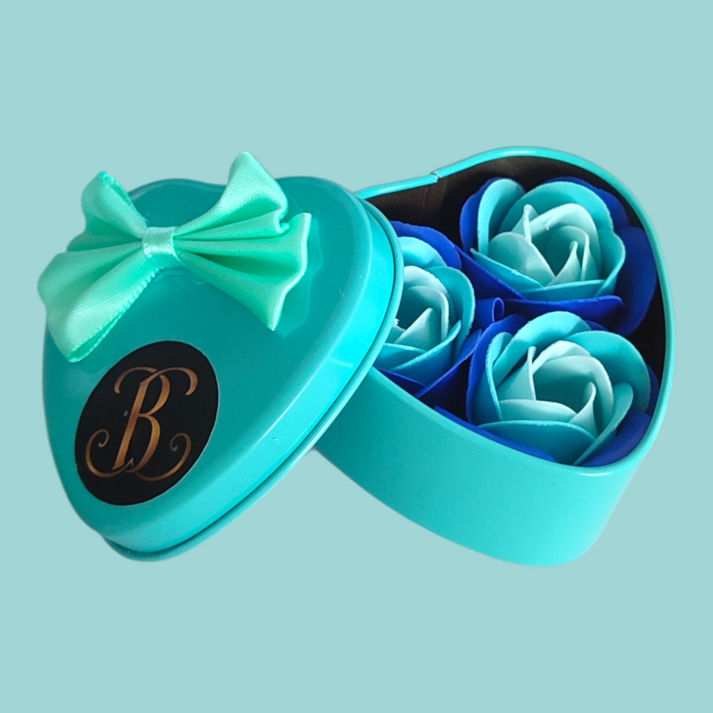 Coffret fleurs de savon 🩵🩷❤️