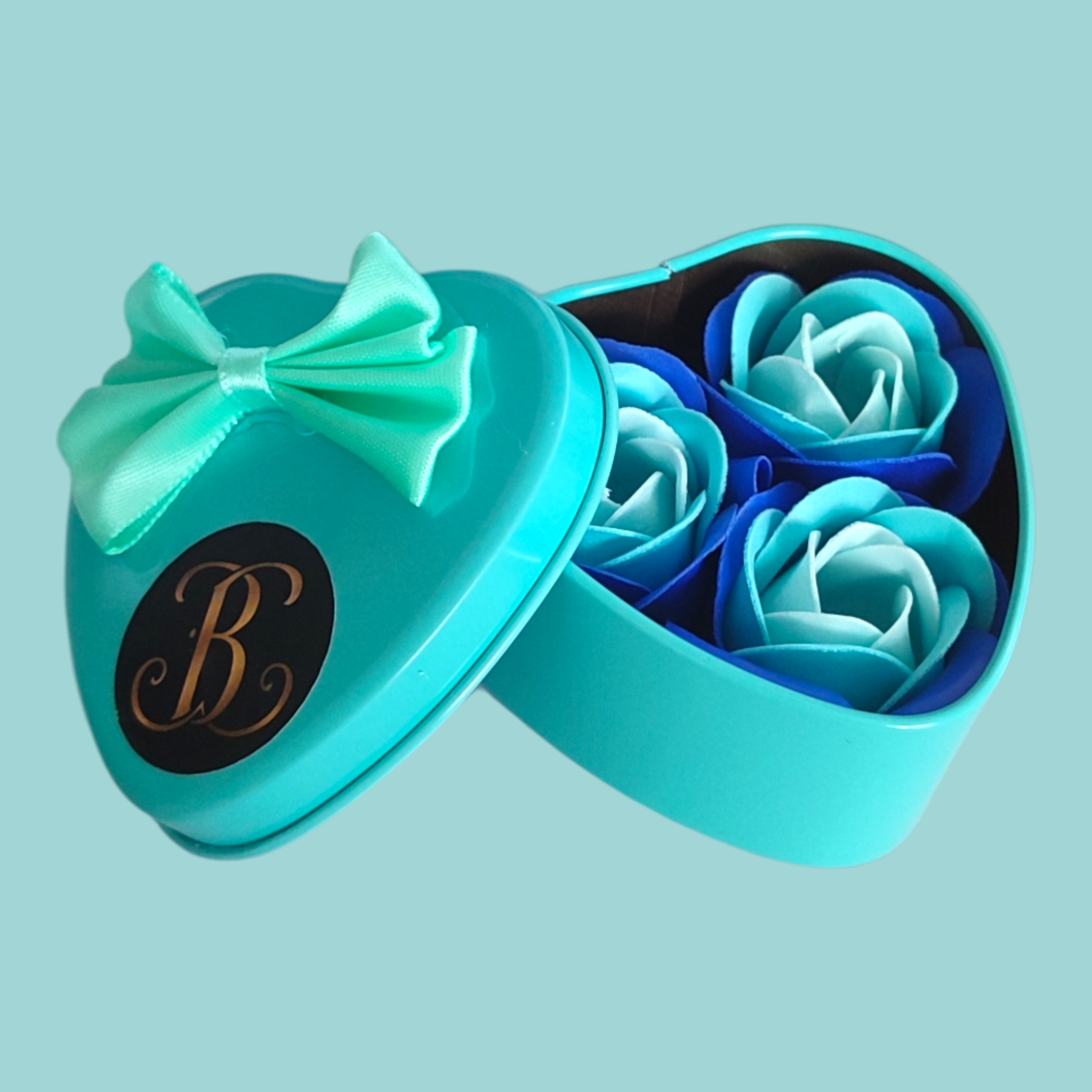 Coffret fleurs de savon 🩵🩷❤️