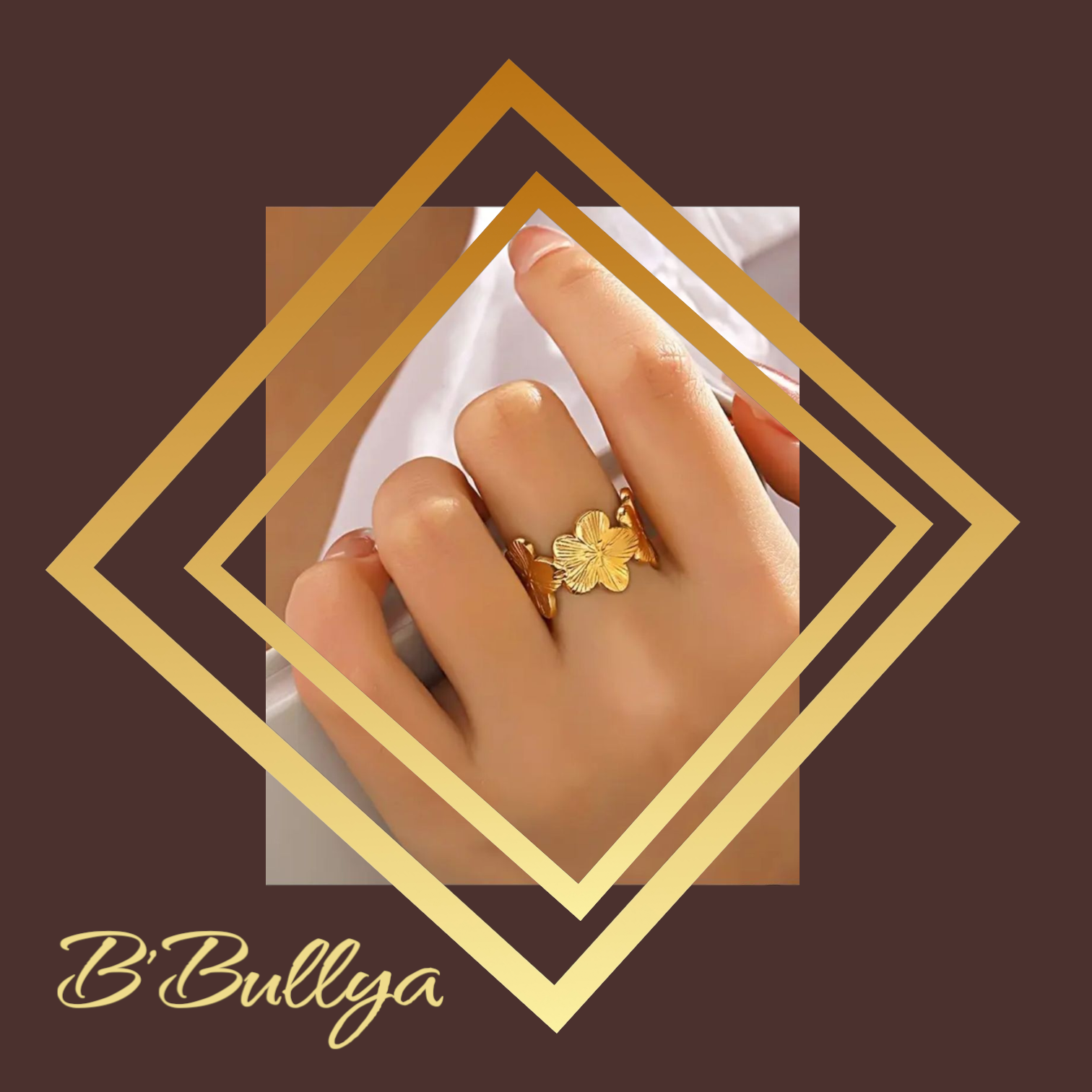 Bague Camélia