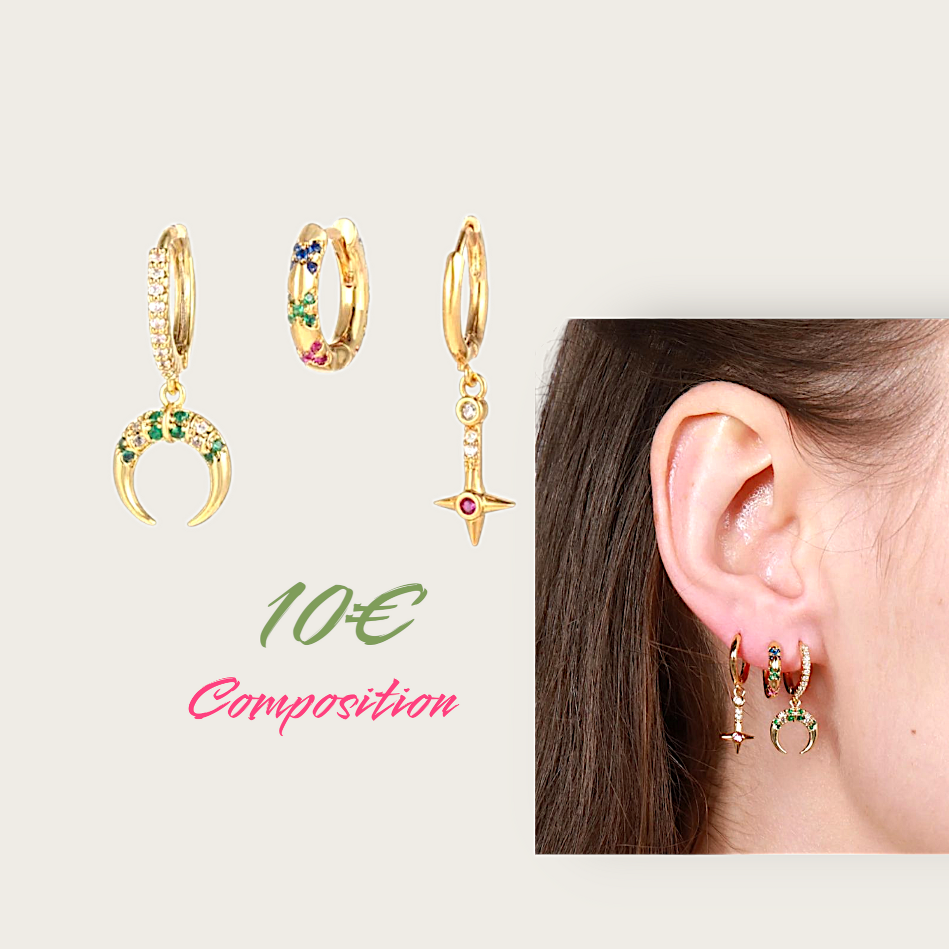 Composition 3 bijoux